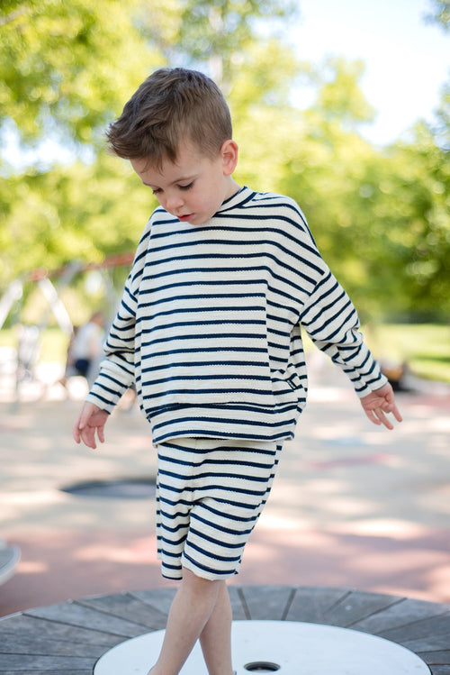 Chlapecké šortky MINIKID – námořnický styl, pohodlné a praktické