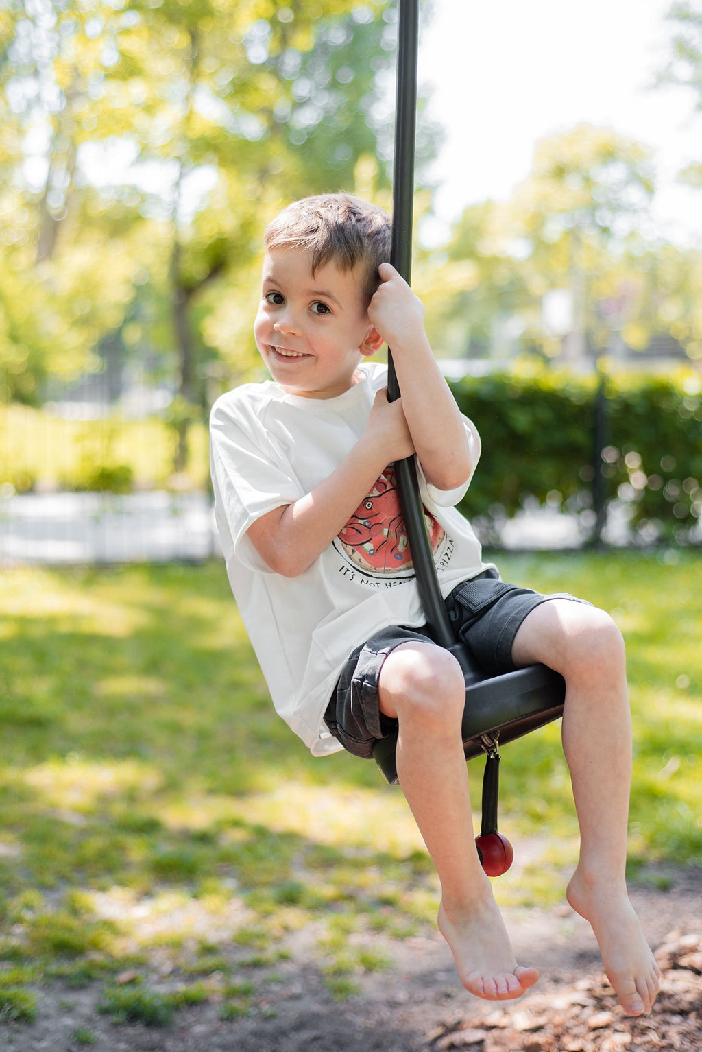Chlapecké tričko MINIKID – bílé s potiskem, pohodlné pro každý den